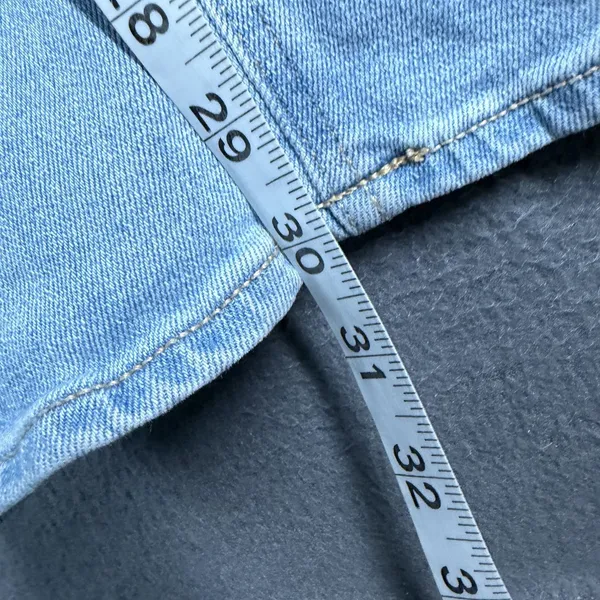 Old Navy Wow Wide Leg Jeans Womens 4 Blue Light Wash High Rise Stretch Denim - Image 8