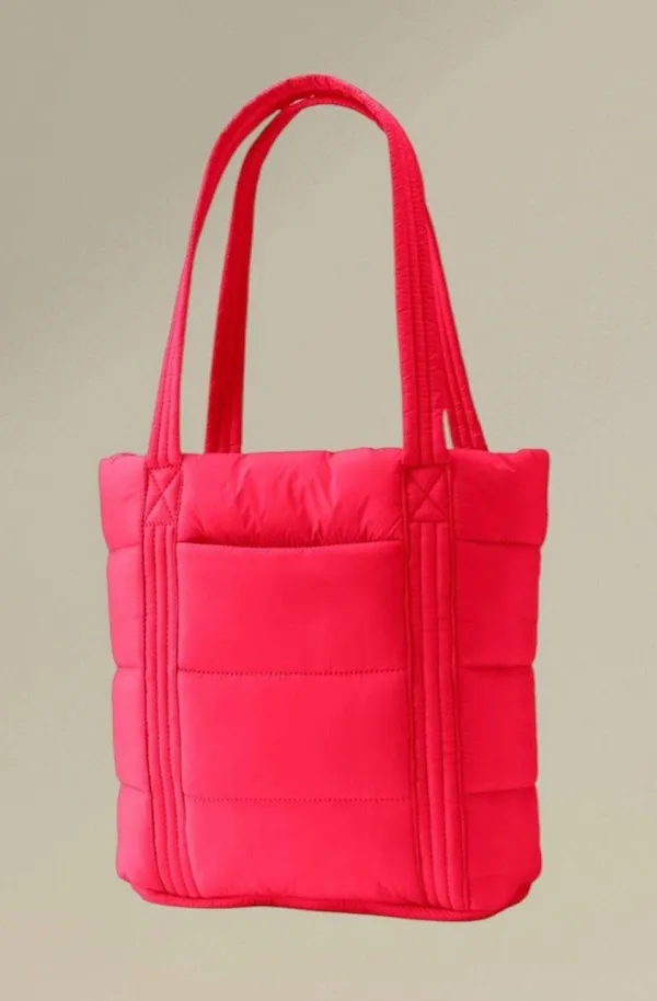 (NWT) Lands’ End Wanderweight Ultralight Packable Tote Bag in Coral Rose - Image 2