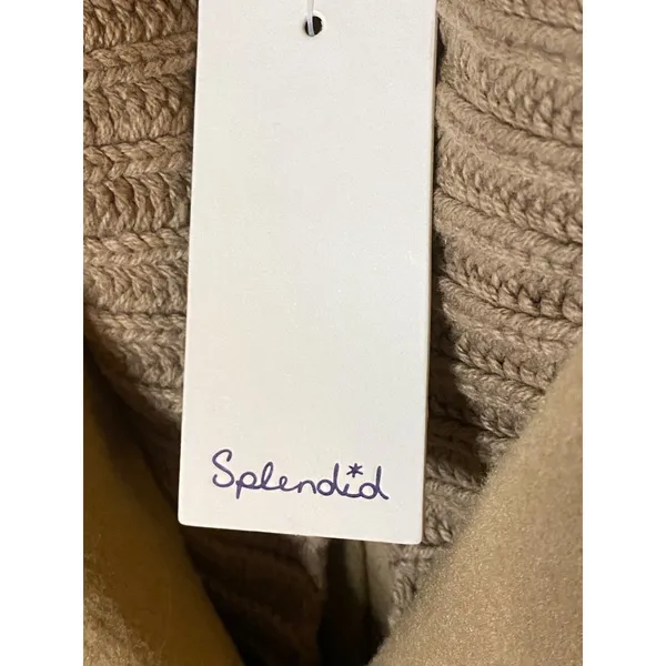 New Splendid Annika Coat knit removeable collar Sz‎ XS - Image 7