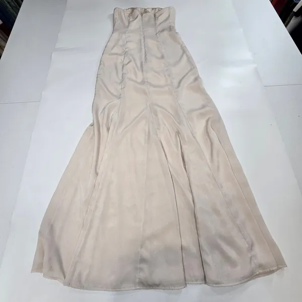 Lovers and Friends Micah Gown in Champagne Beige - Image 13