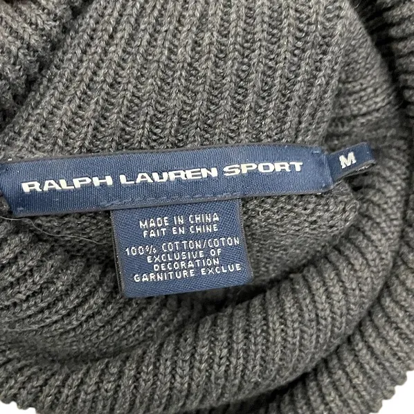 Ralph Lauren Cable Knit Turtleneck Sweater Size M - Image 2