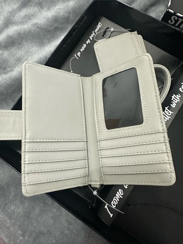 Steve Madden Light Gray Wallet with Cardholder Set NWT - Image 4