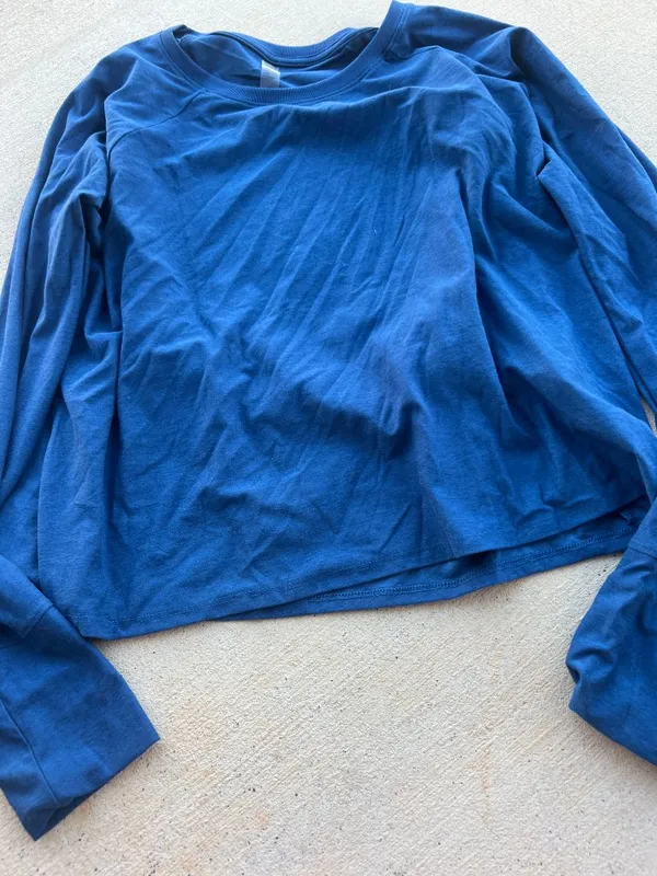 Beyond‎ Yoga bright blue top size M - Image 3