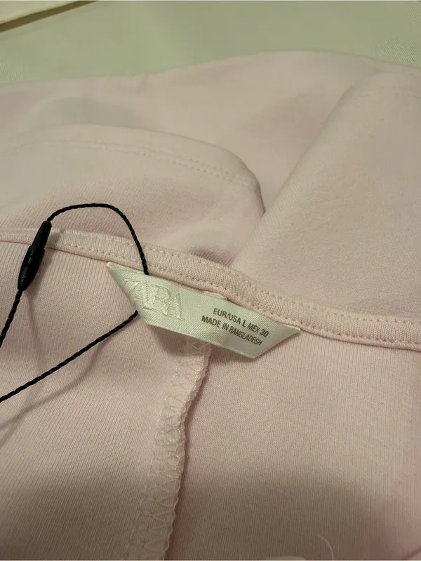 Zara Light Pink A-Line Mini Top - Image 2