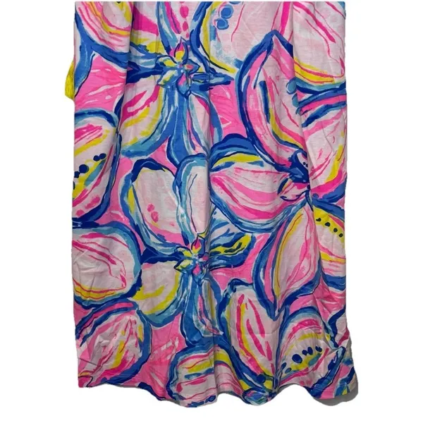 Lilly Pulitzer Women's Dress Margot‎ Swing In Blue Peri Pinch Pinch Tassel Small - Image 4