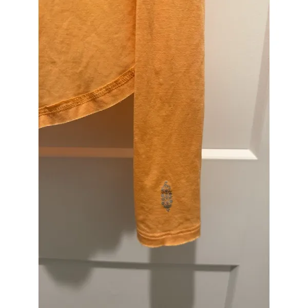 Free People Movement Cadence Layering Tee Top In Orange, Small, New - Image 2