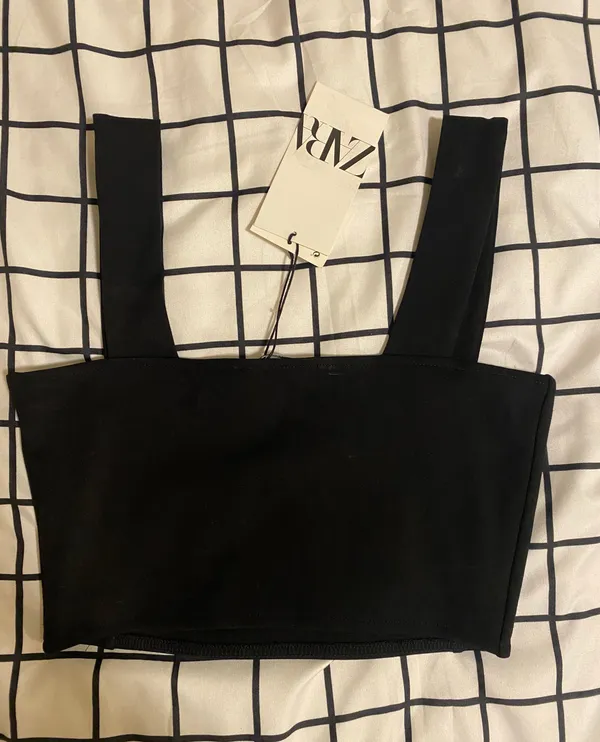 Zara Black Tank Top - Image 2