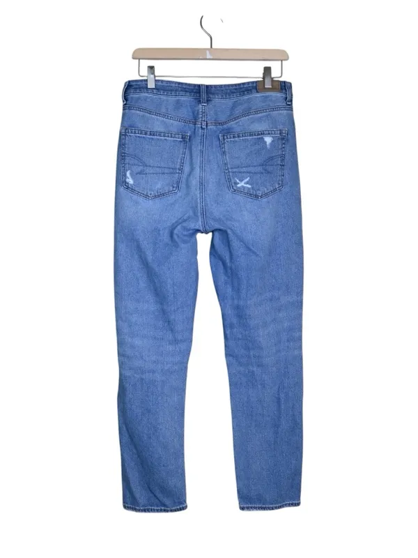 American Eagle Women's 8 Distressed High Rise Mom Jean - Image 2