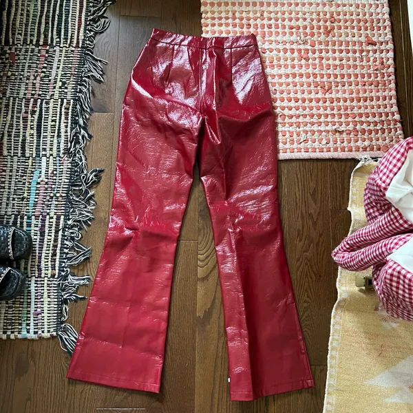 Princess Polly Leather Pants Faux - Image 4