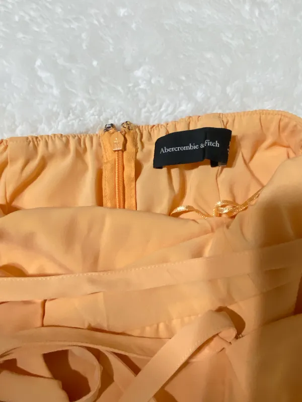 Abercrombie Yellow Midi Dress - Image 9