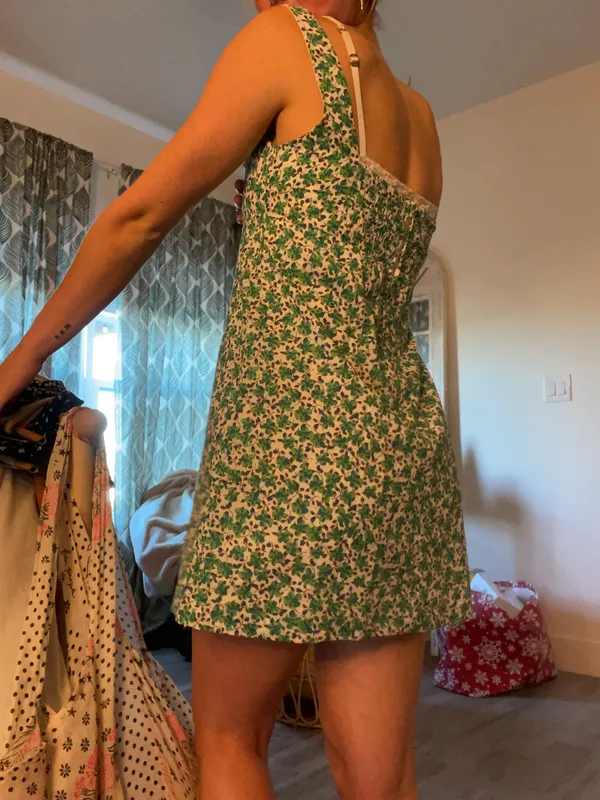 Green Floral Sundress - Image 4