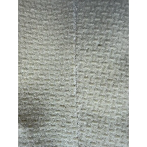Miss Sixty Women Cream Wool Blend Textured Button Front Coat Jacket XS W792 4353 - Image 10