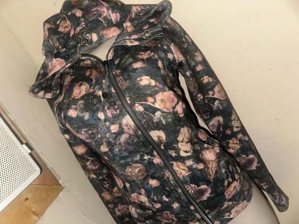 Lululemon Floral Print Athletic Hoodie Jacket - Image 3