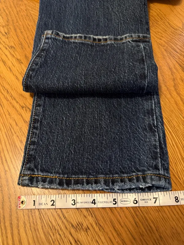 Levi's 501 Women's Straight Leg Blue Jeans size 29 x 32 - Image 14