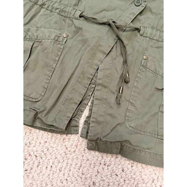Utilitycore Cargo Vest Olive Green Safari Workwear Multi Pocket Black Rainn M - Image 9