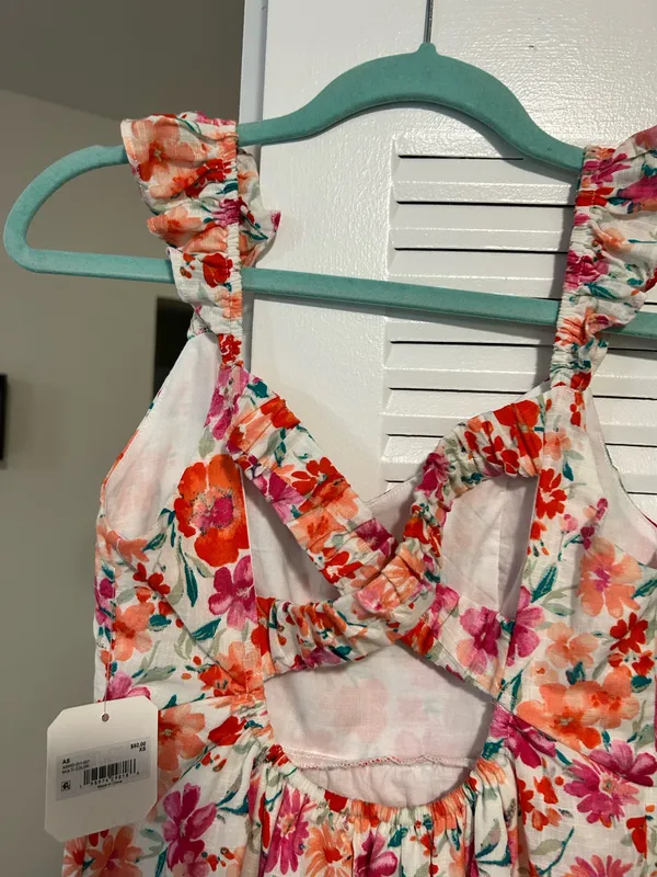 Altar'd State Pink and white floral maxi dress - Image 3