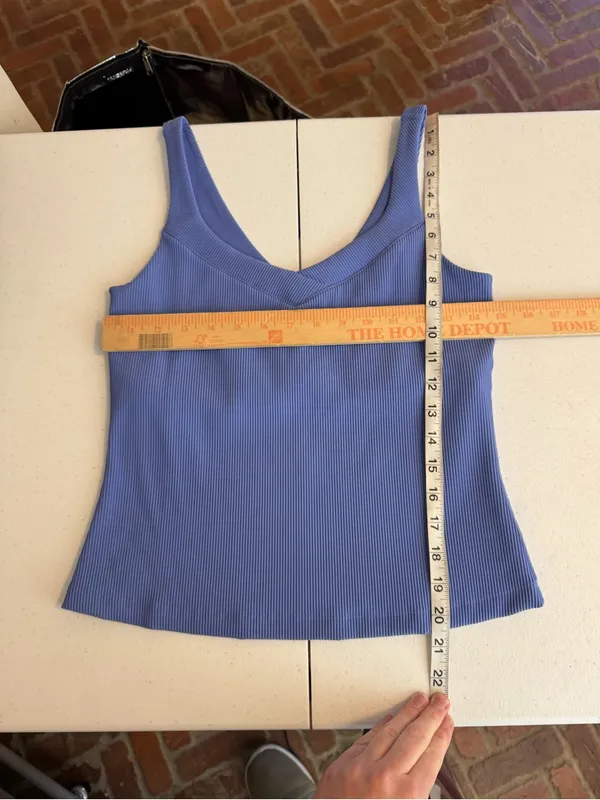 Beyond Yoga Women's Medium Impulse Ribbed Classic Tank Deep Peri Blue Purple - Image 6