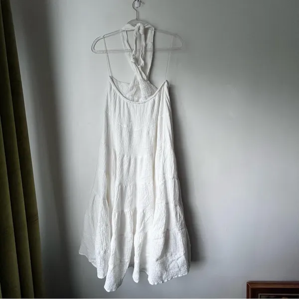 Petal & Pup Plara White Halterneck Maxi Dress M - Image 12