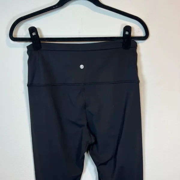 CRZ YOGA High Waisted Leggings Black Buttery Soft Drawstring 29" Athletic Medium - Image 6