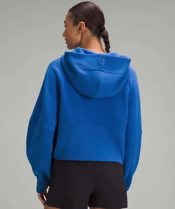 Lululemon Scuba Oversized Half-Zip Hoodie Blazer Tone Blue M/L - Image 2