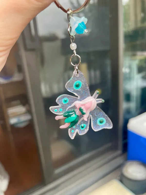 Fairy Keychain Blue - Image 2