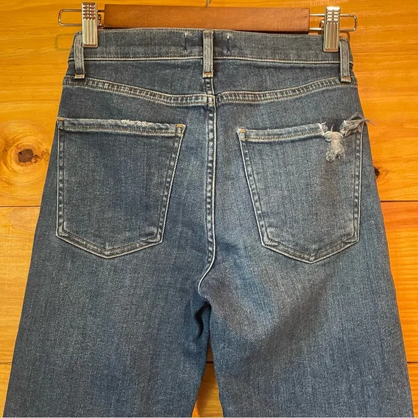 AGOLDE Sophie Mid Rise Ankle Skinny Jeans in Tame 25 - Image 5