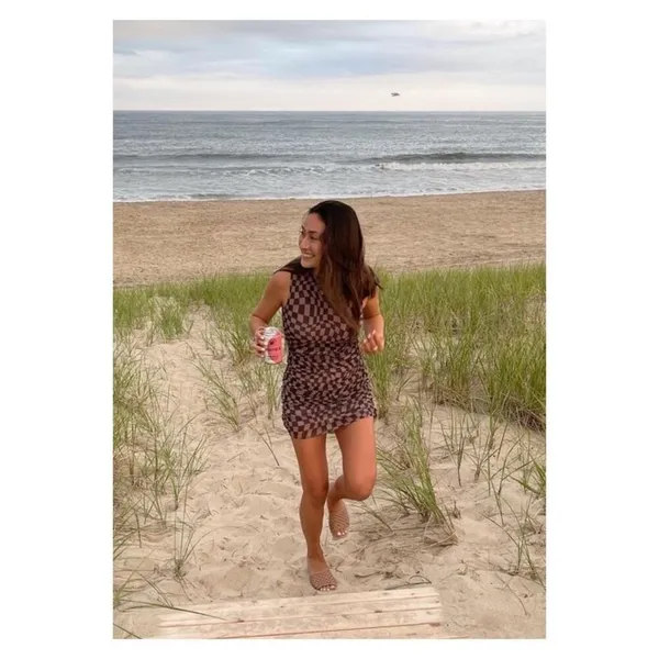 NEW Urban Outfitters Austin Wavy Checkerboard Bodycon Mini‎ Dress Women's XS Y2K - Image 8