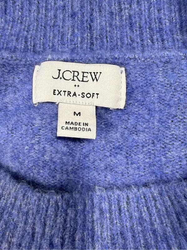 J. Crew Extra Soft Wool Blend Ribbed Crewneck Sweater - Image 5
