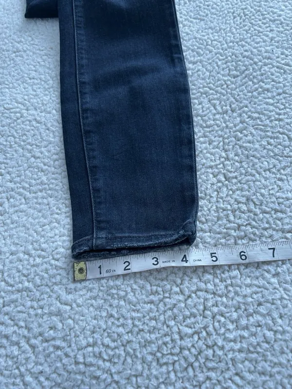 Paige Women's Margot Ankle Skinny Jeans Transcend High Rise Dark Blue Size 23 - Image 10