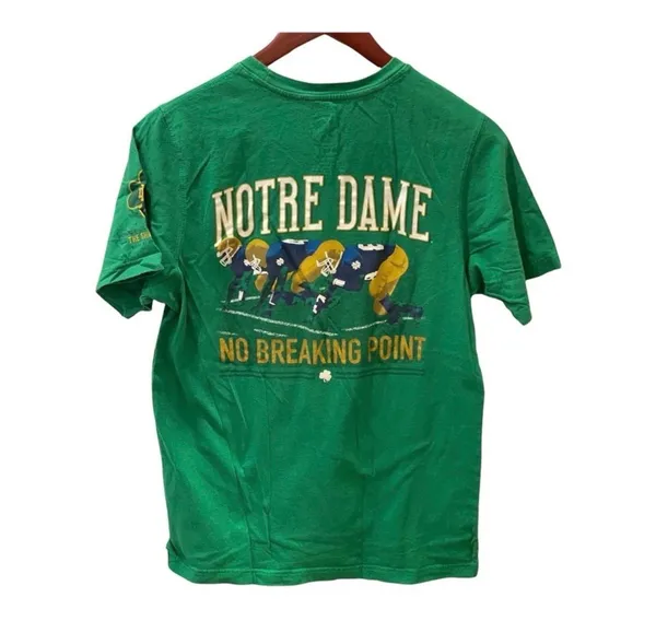 Limited Edition 2018 Notre Dame Fighting Irish Football Shirt Green S Retro - Image 4