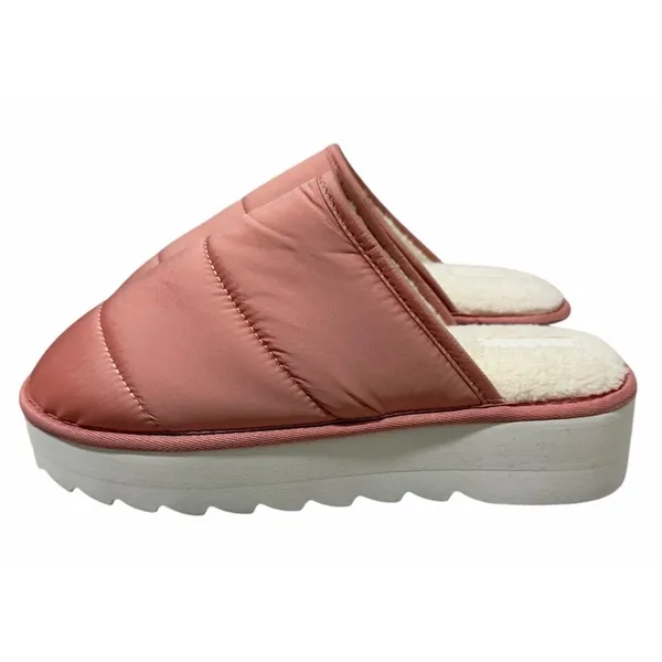 Anthropologie Maeve Puffy Platform Slippers Pink Women's Size‎ Large 10-11 - Image 2