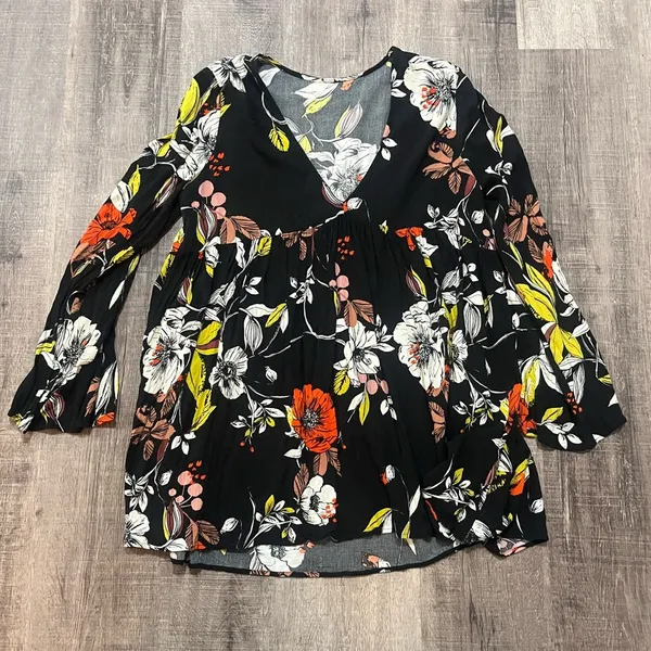 FREE PEOPLE Bella Floral Print Tunic/Dress - Image 6