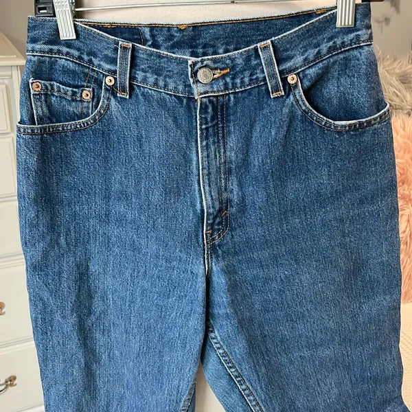 Levis 550 Relaxed Fit Tapered Leg Womens 10 Red Tab - Image 4