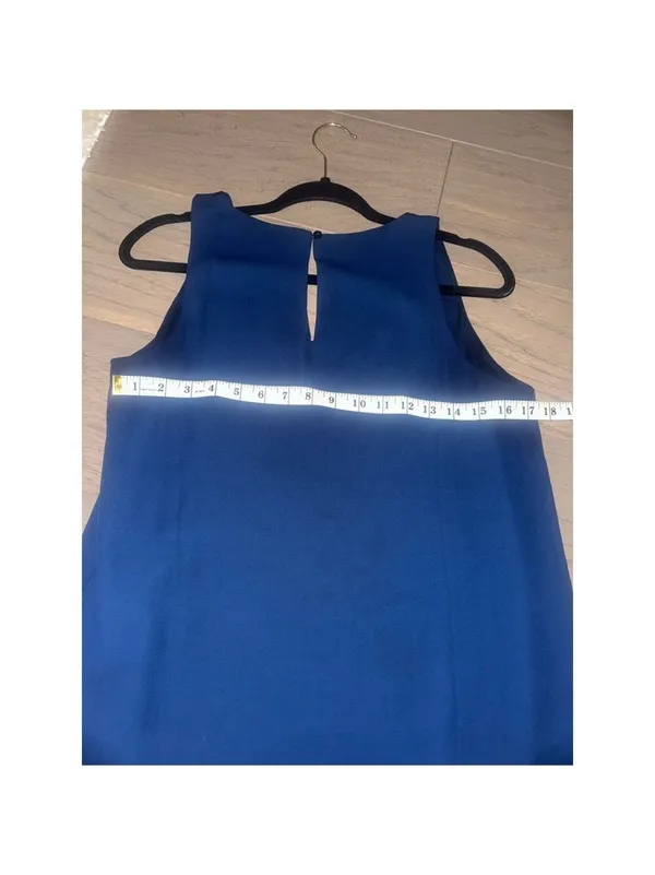 Forever 21 Navy Sleeveless Blouse Small - Image 9