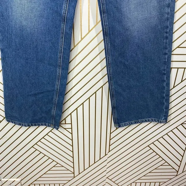 ALC A.L.C. Malone Jeans Pant Cropped High Waist Denim Medium Wash Blue Size 10‎ - Image 7