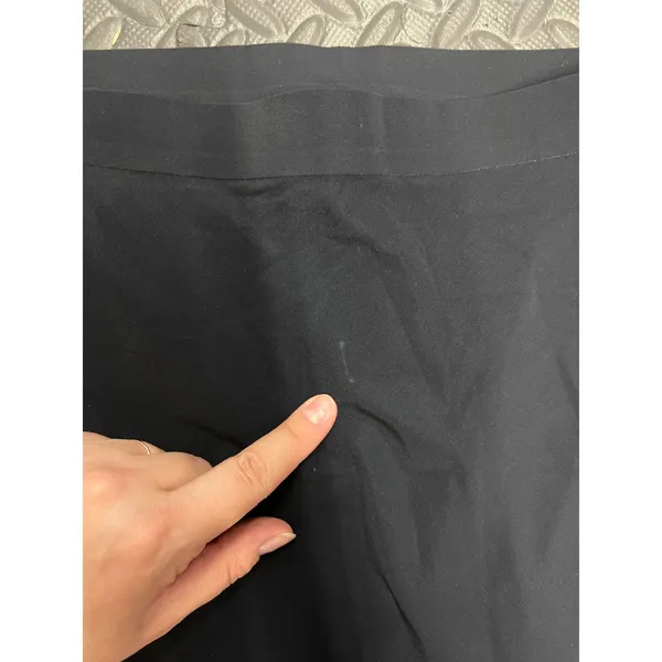 NEW Designer NWT luisaviaroma skirt L Large 8-10 black a-line skater alphatauri - Image 6