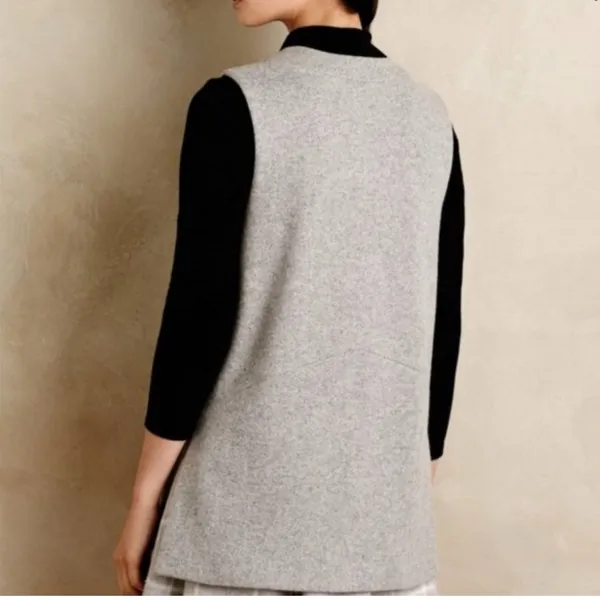 Anthropologie Elevenses Easton wool vest SZ:S - Image 5
