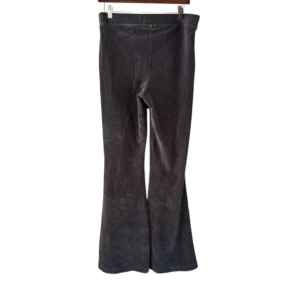 Aerie‎ Corduroy Flare Leggings Pants Womens Large Regular Gray Casual Stretch - Image 2