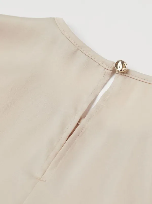 H&M Beige Blouse - Image 2