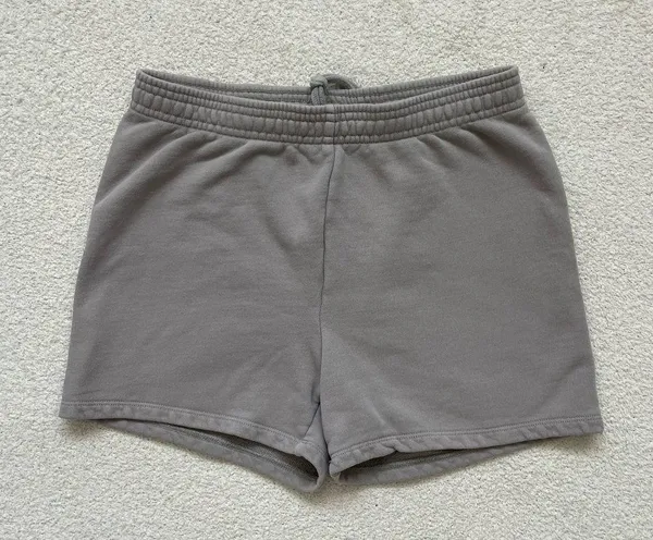 SKIMS grey cotton blend jersey shorts in grey - Image 4