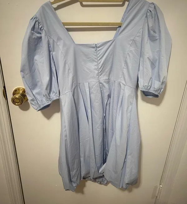 Pinch dress Blue - Image 4