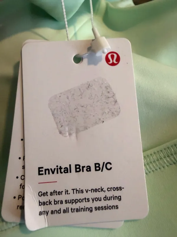 Lululemon Envital Bra B/C Mint Moment Size 6 NWT - Image 6