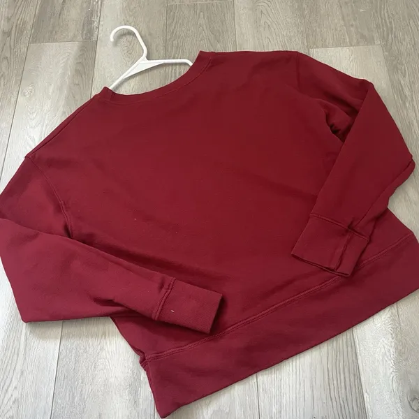 perfectwhitetee Crewneck Sweatshirt french terry cotton tyler womens Red xsmall - Image 4