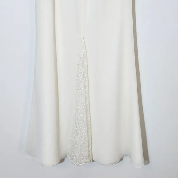 White by Vera Wang Ivory Strapless Formal Dress Size 4 - Image 6