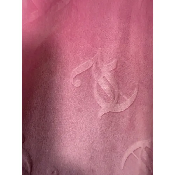 Y2K bling Juicy Couture Pink Velour Monogram Rhinestone‎ Sleepwear Pants Small - Image 5