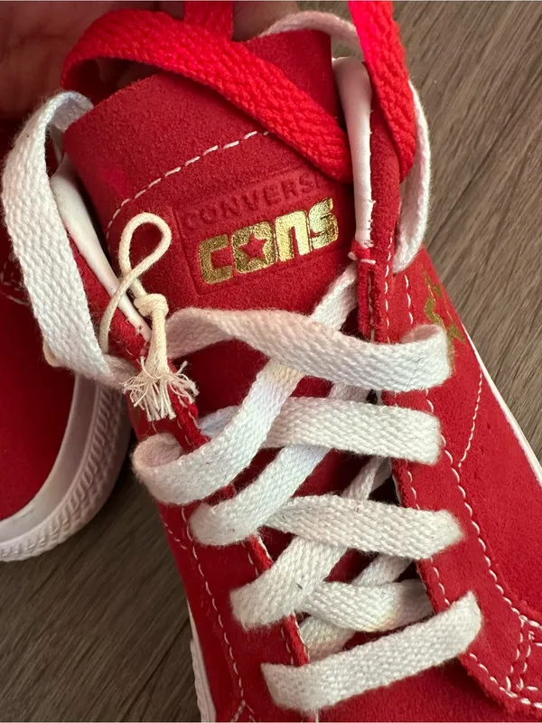 Converse Cons One Star Pro Red Suede Skate Shoes – Unisex Men's 5 / Women's 6.5 - Image 3