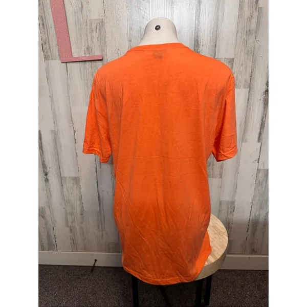 Great Smoky Mountains Tennessee Orange Graphic T-Shirt Womens Size Large L Bear - Image 5