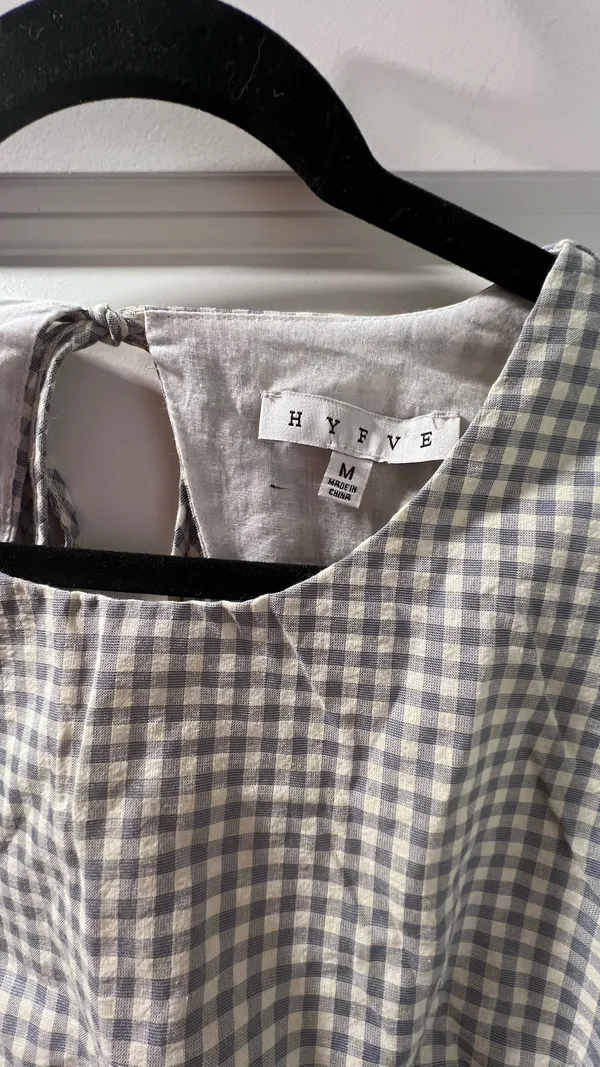 Blue Gingham Dress  - Image 4
