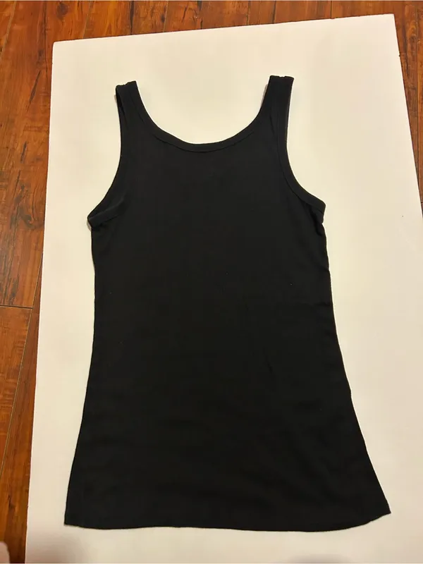 a new day Black Scoop Neck Tank Top - Image 2