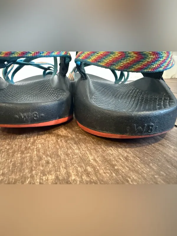 Chacos Women’s Rainbow Multicolor‎ Strappy Hiking Sandals Size 8 - Image 5